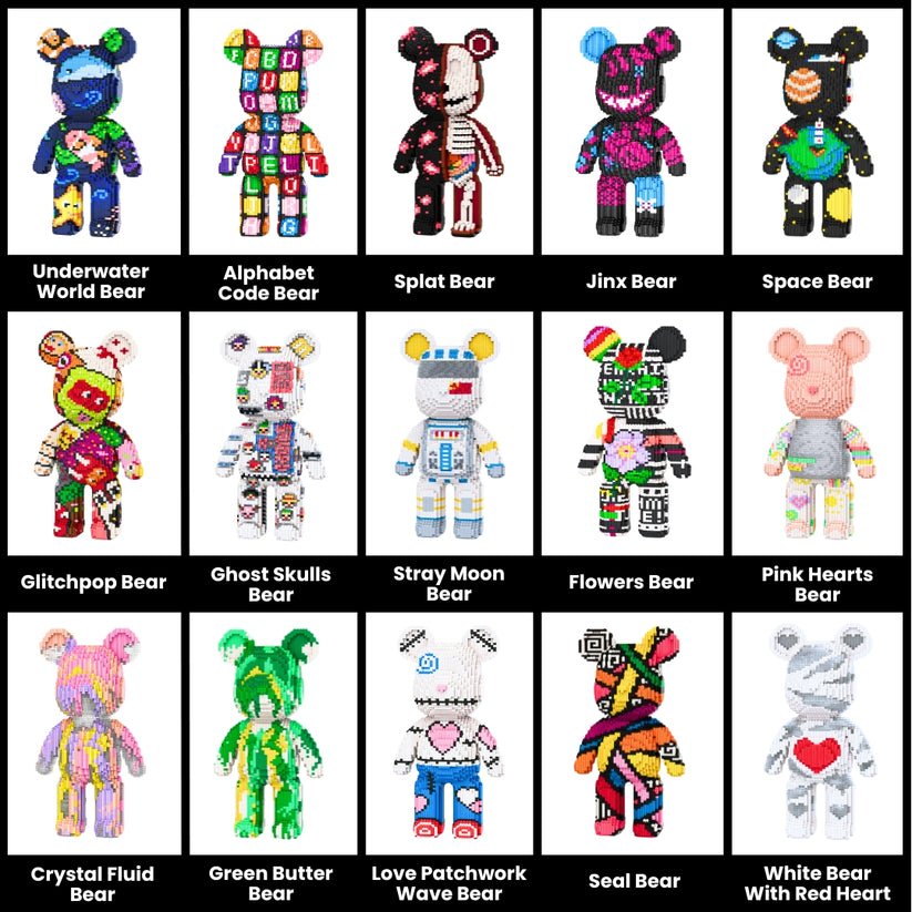 Bricks Buddy™ Giant Buildable Brick Bear - Adalyss